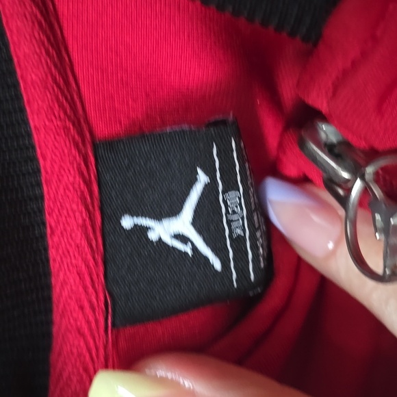 Jordan Red Front Zip Basketball Track Jacket XL 20 - Picture 4 of 12